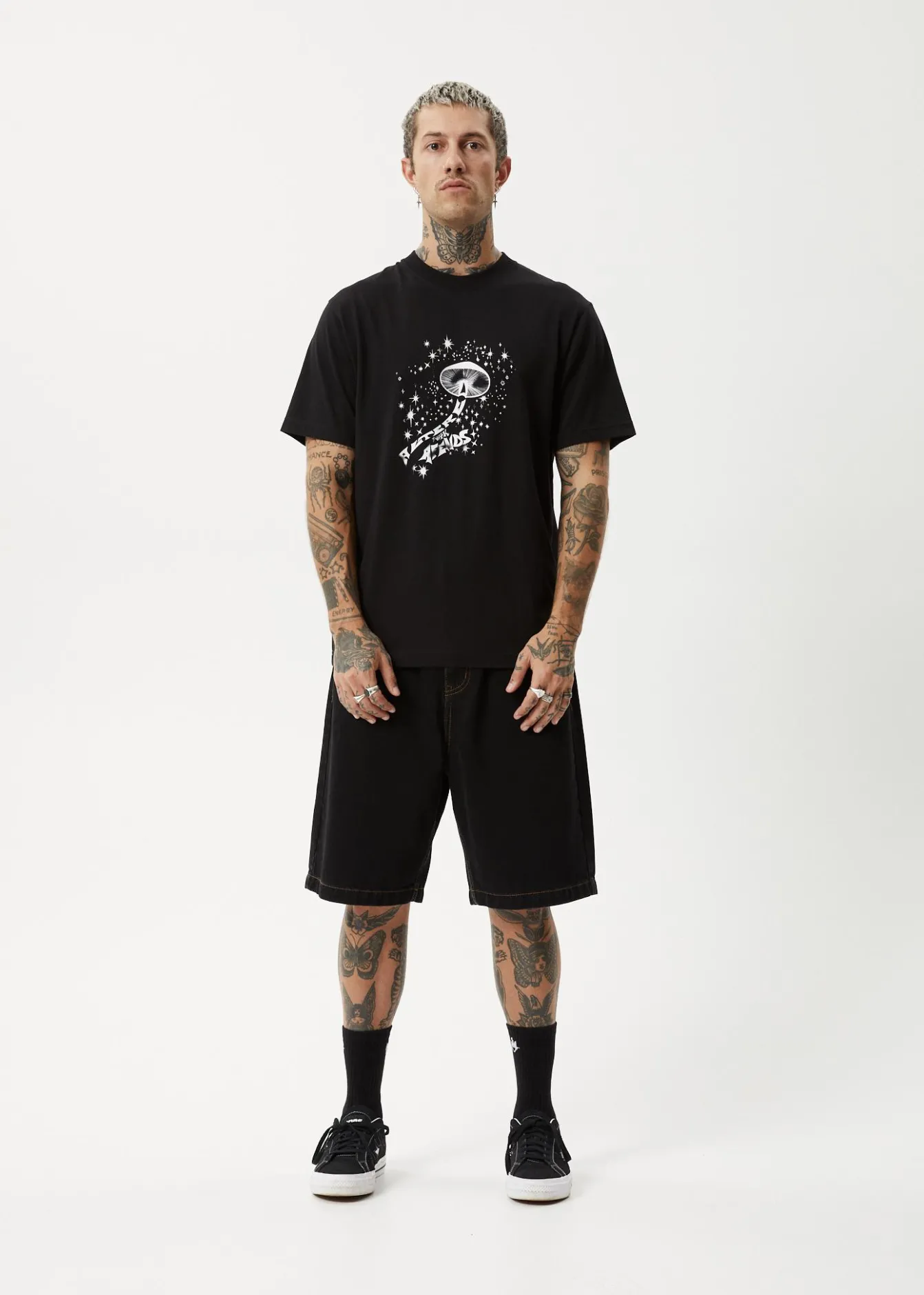 T-Shirts<Afends Carpet Ride - Retro Tee Black