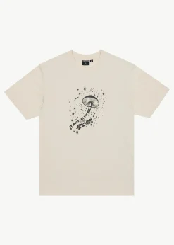 T-Shirts<Afends Carpet Ride  - Retro Tee Moonbeam