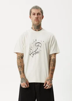 T-Shirts<Afends Carpet Ride  - Retro Tee Moonbeam
