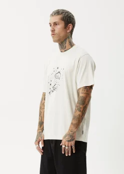 T-Shirts<Afends Carpet Ride  - Retro Tee Moonbeam