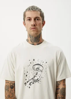 T-Shirts<Afends Carpet Ride  - Retro Tee Moonbeam