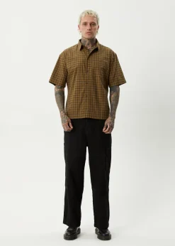 Shirts<Afends Challenger  - Check Short Sleeve Shirt Elmwood