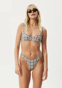 Swimwear<Afends Check Out  - Check Bikini Bottom Moonbeam Check