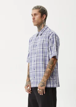 Shirts|Sets & Co-Ords<Afends Check Out - Short Sleeve Shirt Marlin