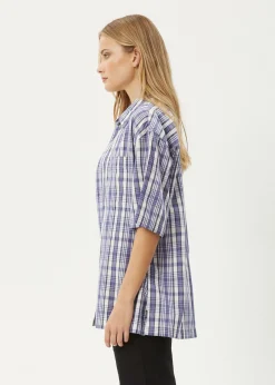 Shirts|Sets & Co-Ords<Afends Check Out - Short Sleeve Shirt Marlin
