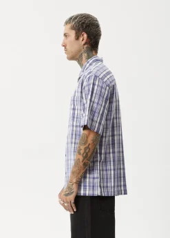 Shirts|Sets & Co-Ords<Afends Check Out - Short Sleeve Shirt Marlin