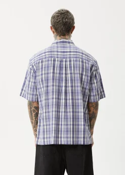 Shirts|Sets & Co-Ords<Afends Check Out - Short Sleeve Shirt Marlin