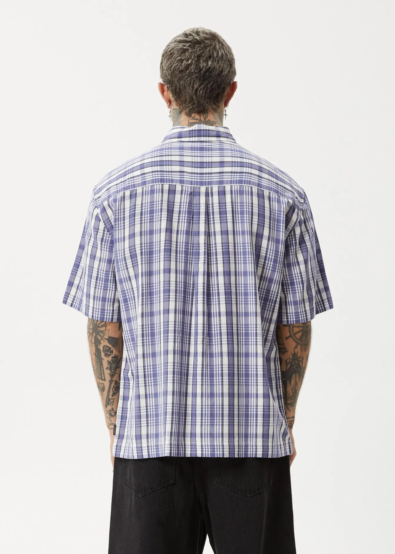 Shirts|Sets & Co-Ords<Afends Check Out - Short Sleeve Shirt Marlin