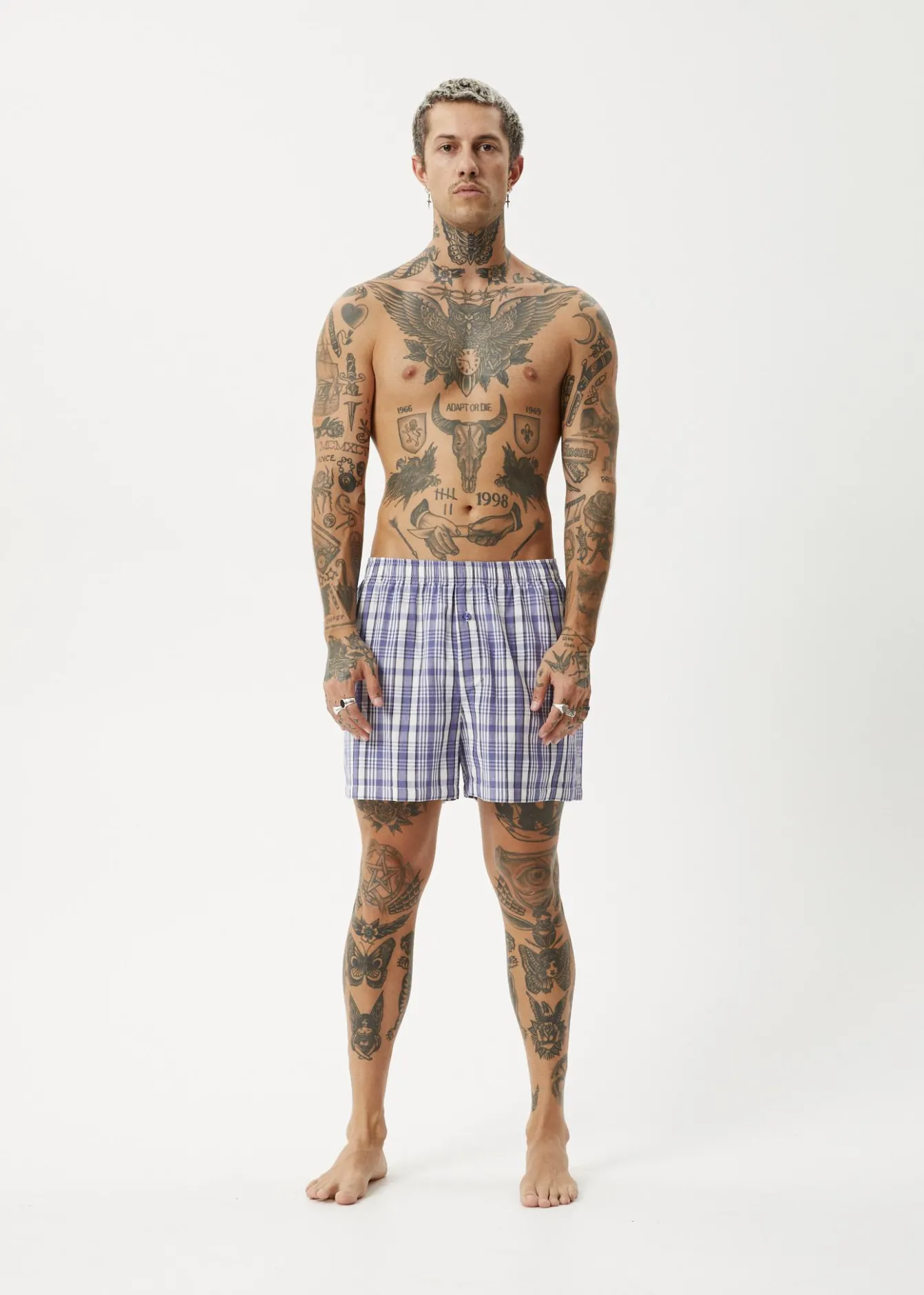 Accessories|Accessories<Afends Checked Out - Boxer Short Marlin