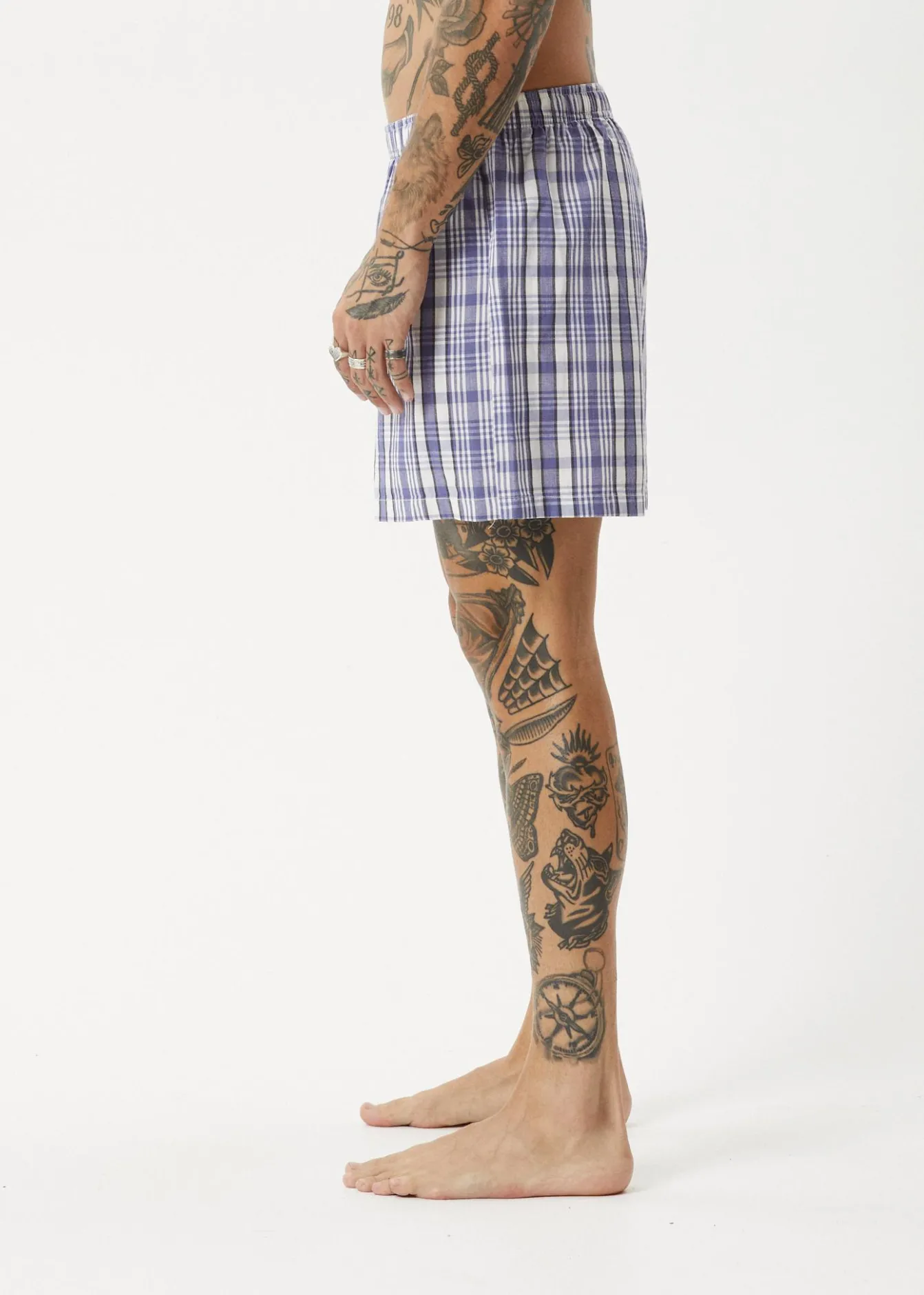 Accessories|Accessories<Afends Checked Out - Boxer Short Marlin