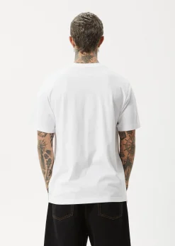 T-Shirts<Afends Chem Trails  - Retro Tee White
