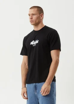 T-Shirts<Afends Chem Trails - Retro Tee Black