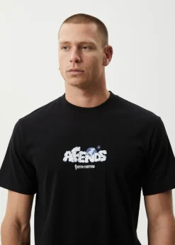 T-Shirts<Afends Chem Trails - Retro Tee Black