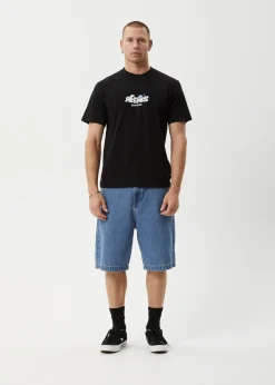 T-Shirts<Afends Chem Trails - Retro Tee Black