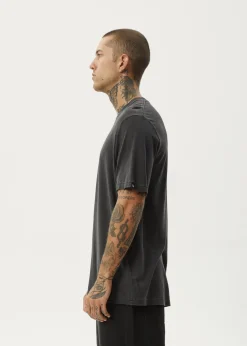 T-Shirts<Afends Classic  - Retro Tee Stone Black