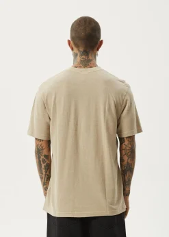 T-Shirts<Afends Classic  - Retro Tee Taupe