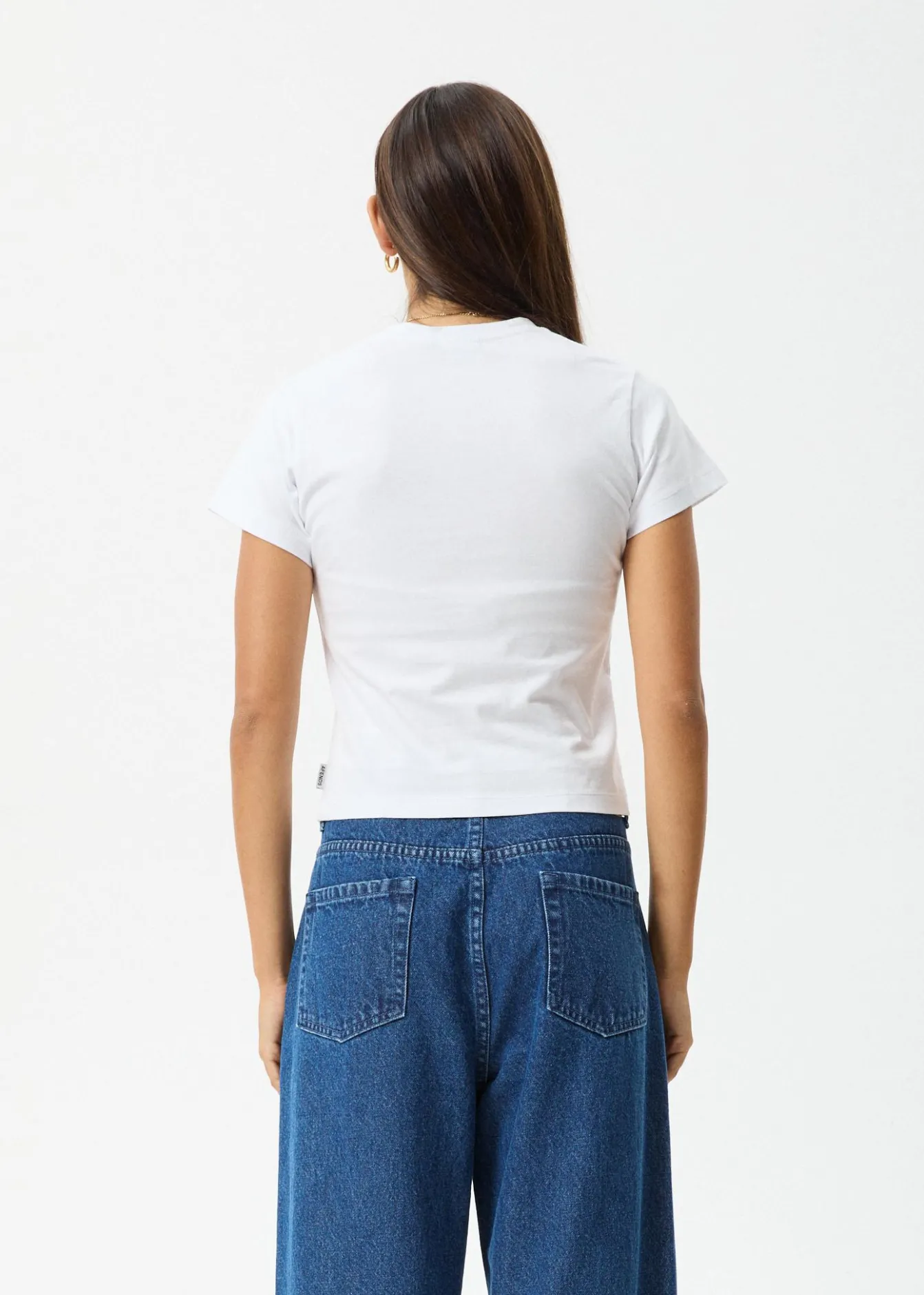 Tees & Shirts<Afends Classic Hits - Baby Tee White