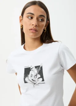 Tees & Shirts<Afends Classic Hits - Baby Tee White