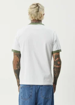 T-Shirts<Afends Classico - Heavyweight Ringer Tee White