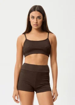 Swimwear<Afends Cleo - Bikini Top Coffee