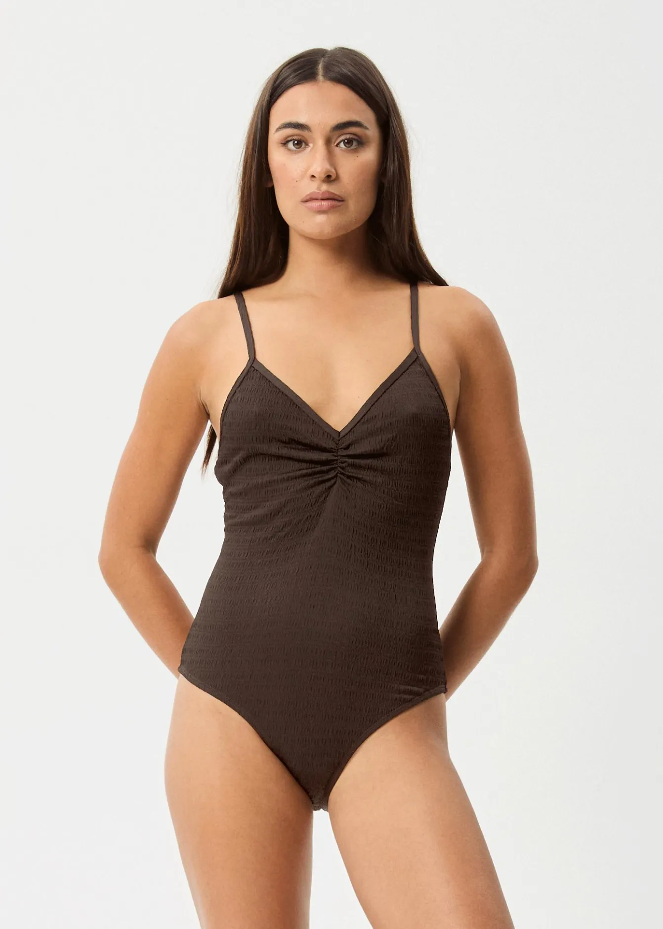 Swimwear<Afends Cleo - One Piece Coffee