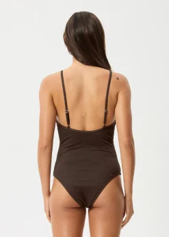 Swimwear<Afends Cleo - One Piece Coffee