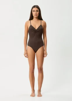 Swimwear<Afends Cleo - One Piece Coffee