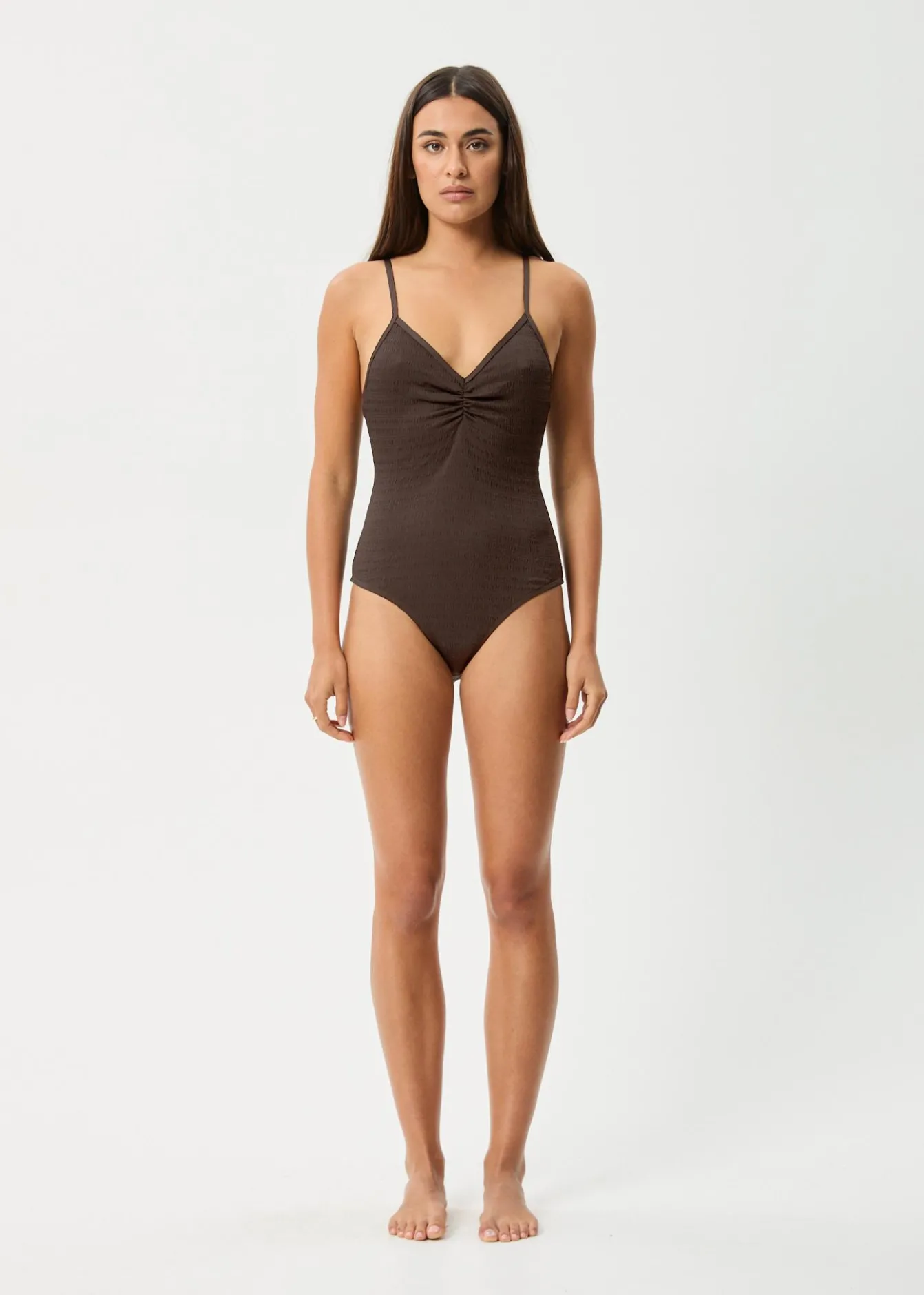 Swimwear<Afends Cleo - One Piece Coffee