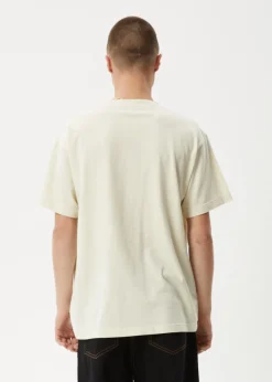T-Shirts<Afends Cloudy  - Boxy Tee Limestone