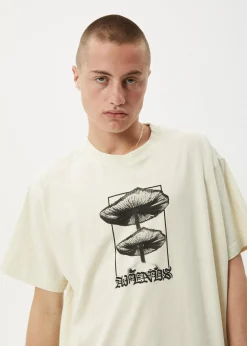T-Shirts<Afends Cloudy  - Boxy Tee Limestone