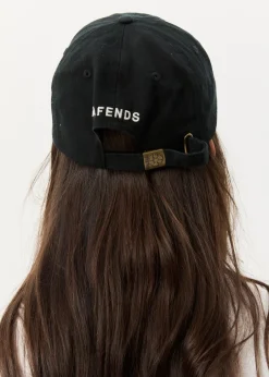 Accessories|Accessories<Afends Core  - Six Panel Cap Stone Black