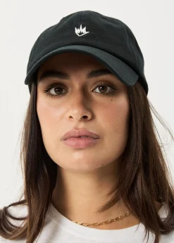 Accessories|Accessories<Afends Core  - Six Panel Cap Stone Black
