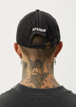 Accessories|Accessories<Afends Core - Six Panel Cap Black