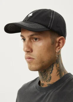 Accessories|Accessories<Afends Core - Six Panel Cap Black