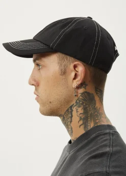 Accessories|Accessories<Afends Core - Six Panel Cap Black