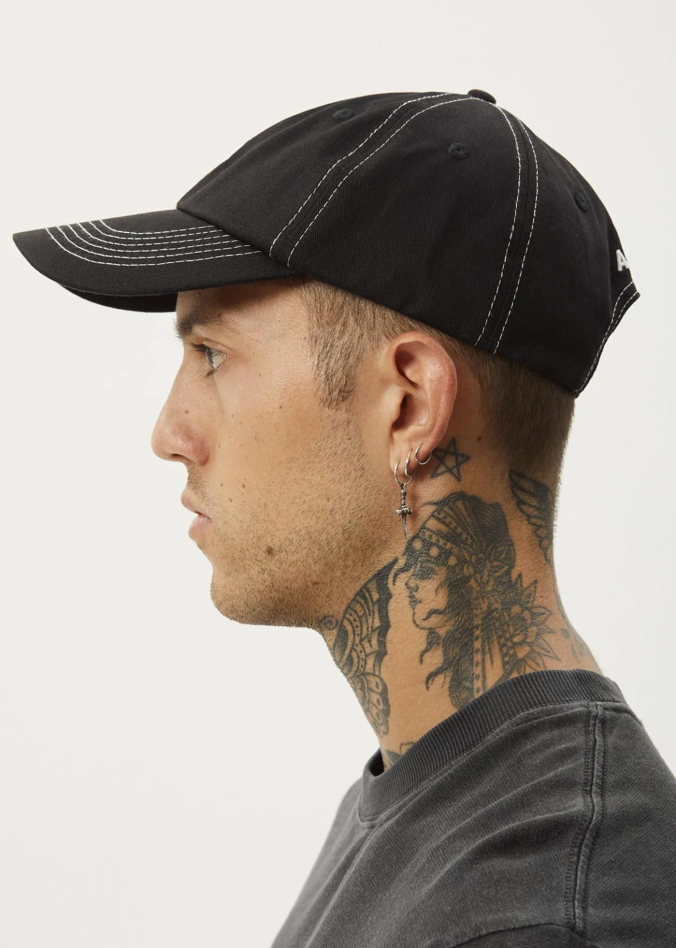 Accessories|Accessories<Afends Core - Six Panel Cap Black