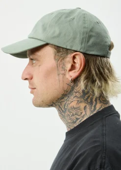 Accessories|Accessories<Afends Core  - Six Panel Cap Oil Green