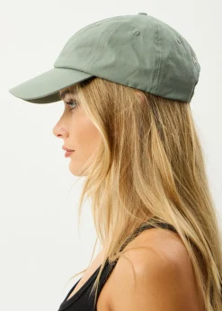 Accessories|Accessories<Afends Core  - Six Panel Cap Oil Green