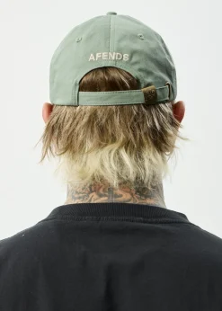 Accessories|Accessories<Afends Core  - Six Panel Cap Oil Green
