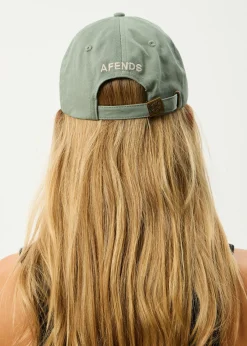 Accessories|Accessories<Afends Core  - Six Panel Cap Oil Green