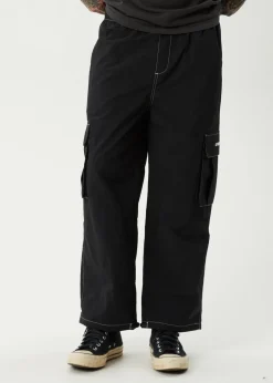 Pants<Afends Cosmic  - Cargo Pant Black