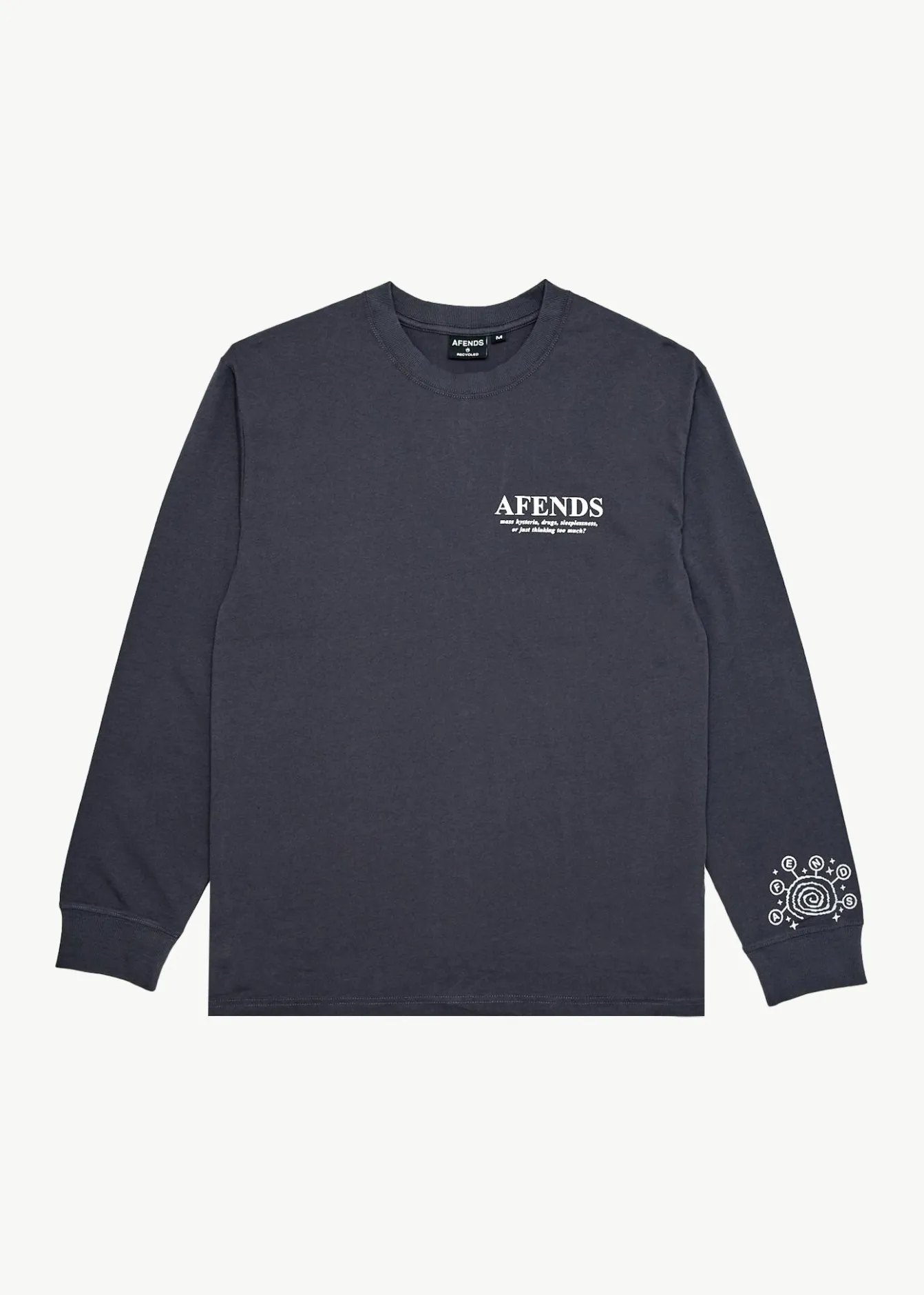 Long Sleeve<Afends Cosmic - Long Sleeve Tee Charcoal