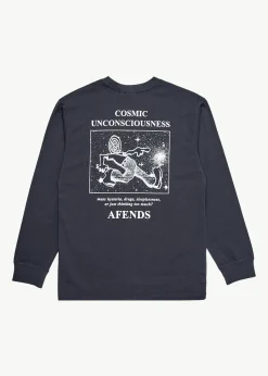 Long Sleeve<Afends Cosmic  - Long Sleeve Tee Charcoal
