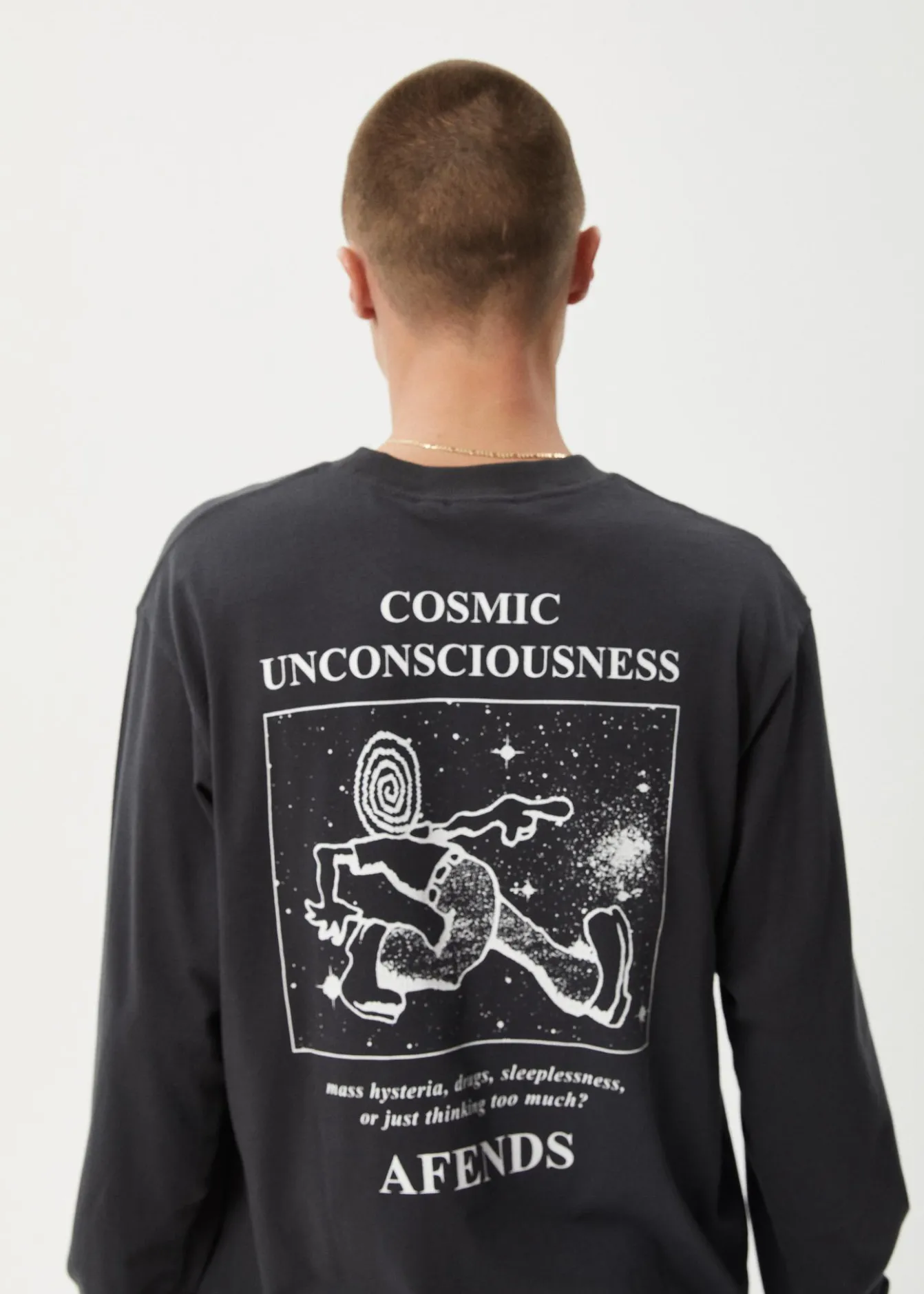 Long Sleeve<Afends Cosmic - Long Sleeve Tee Charcoal