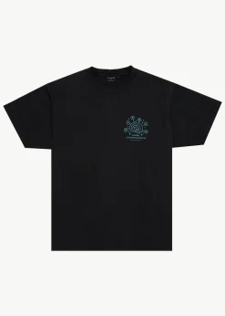 T-Shirts<Afends Cosmic Con  - Heavyweight Boxy Tee Stone Black