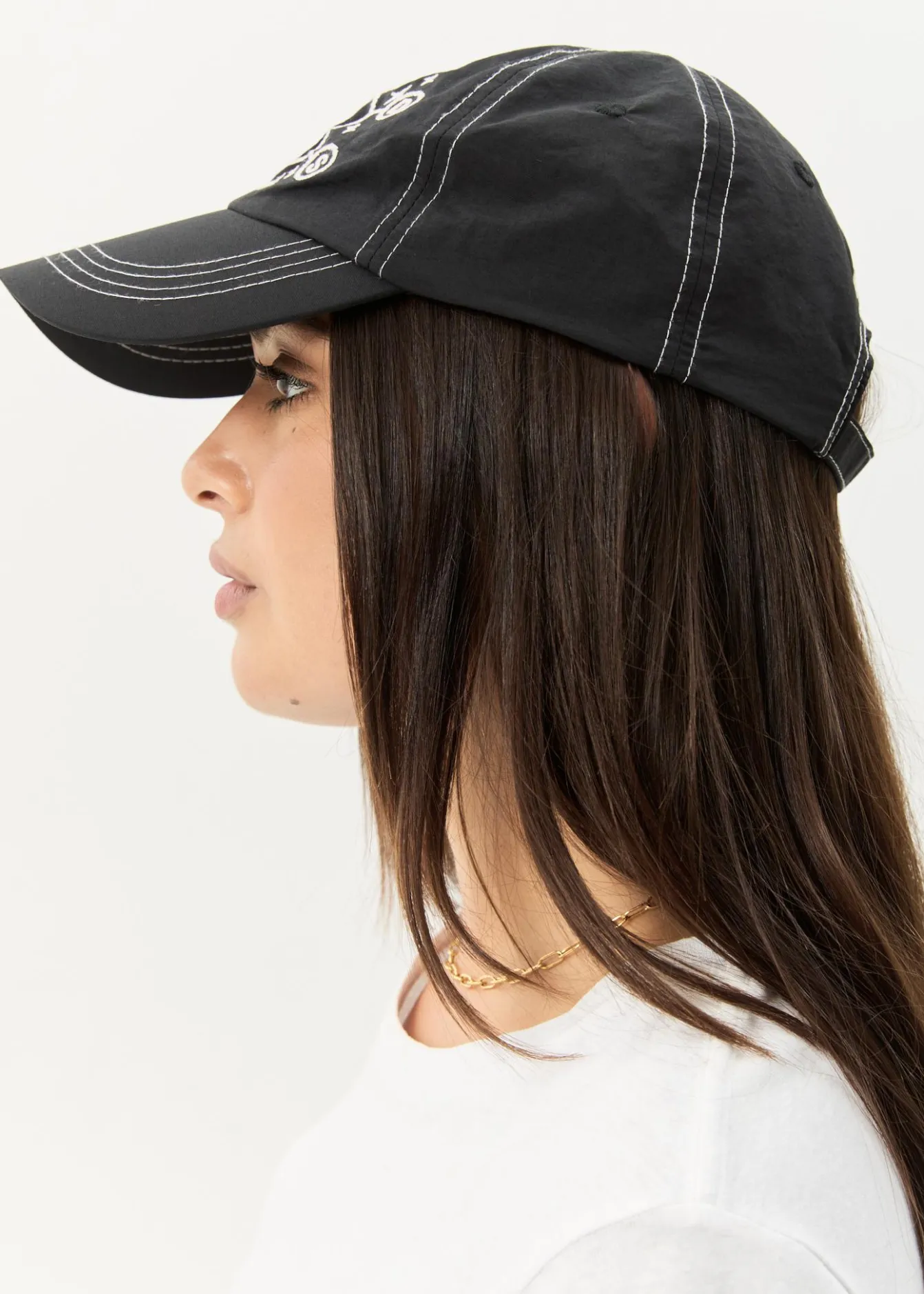 Accessories|Accessories<Afends Cosmic Con - Six Panel Cap Black