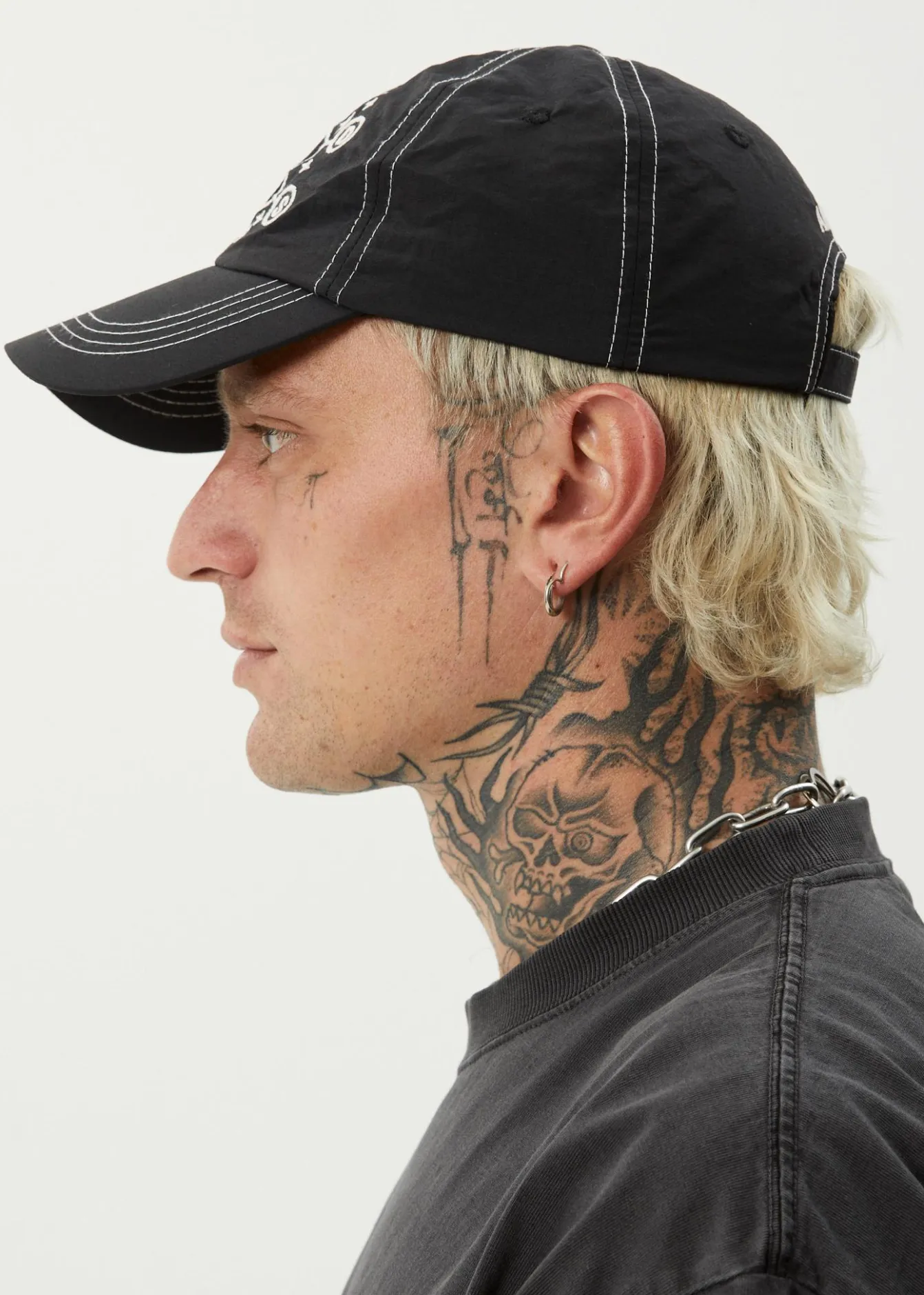 Accessories|Accessories<Afends Cosmic Con - Six Panel Cap Black