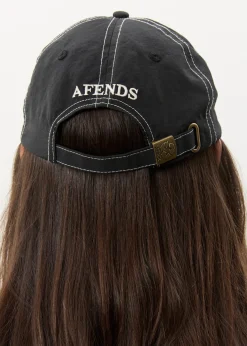 Accessories|Accessories<Afends Cosmic Con - Six Panel Cap Black