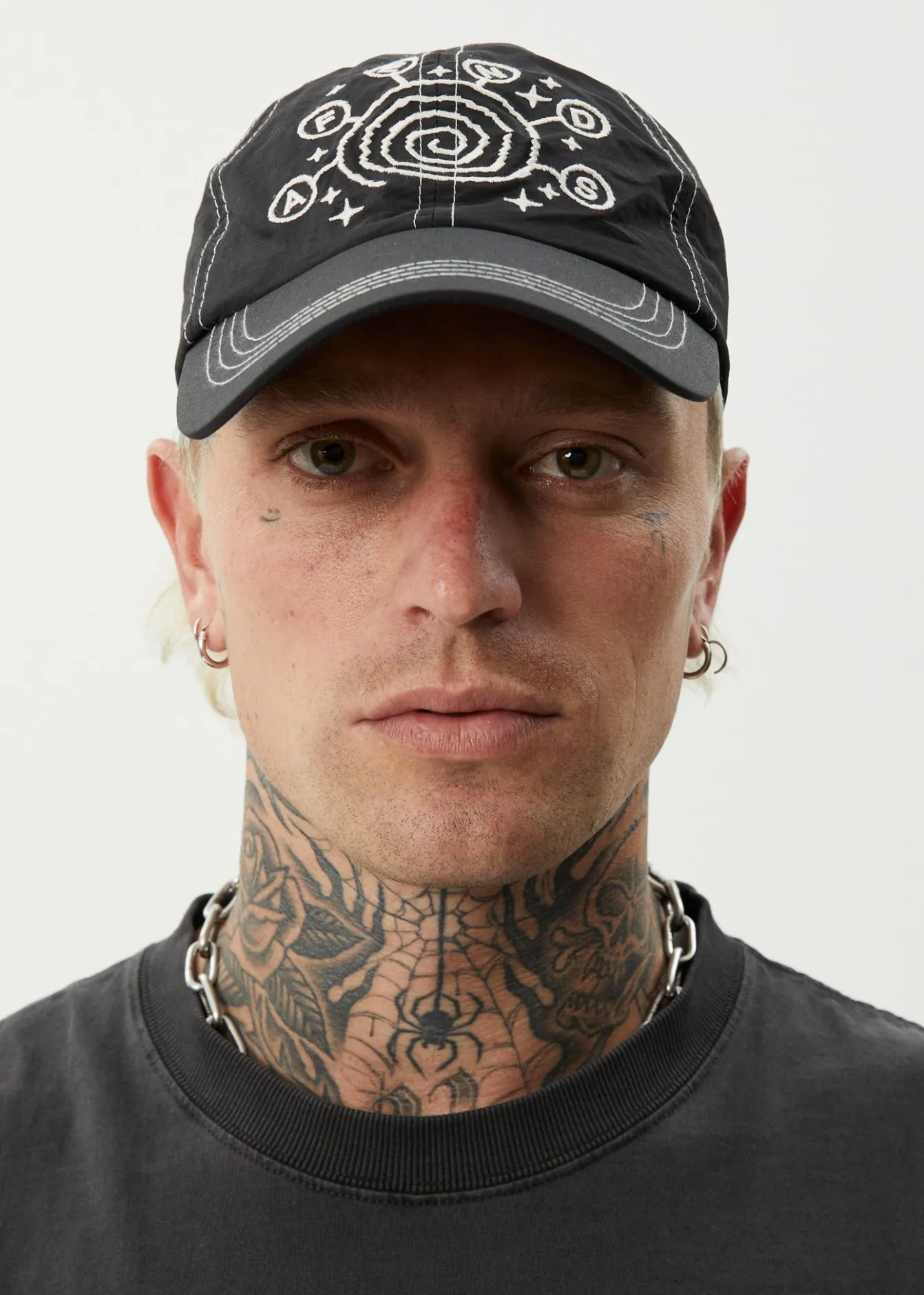 Accessories|Accessories<Afends Cosmic Con - Six Panel Cap Black