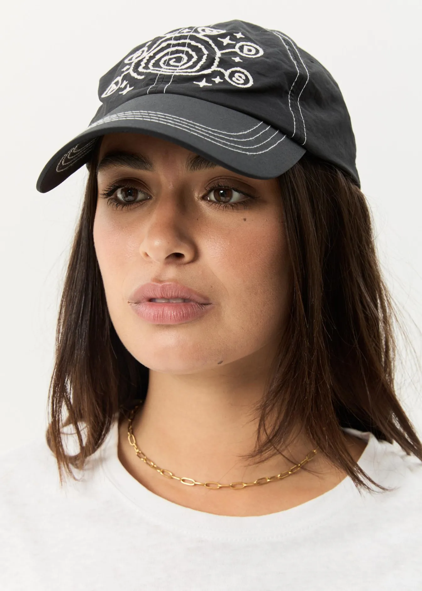 Accessories|Accessories<Afends Cosmic Con - Six Panel Cap Black